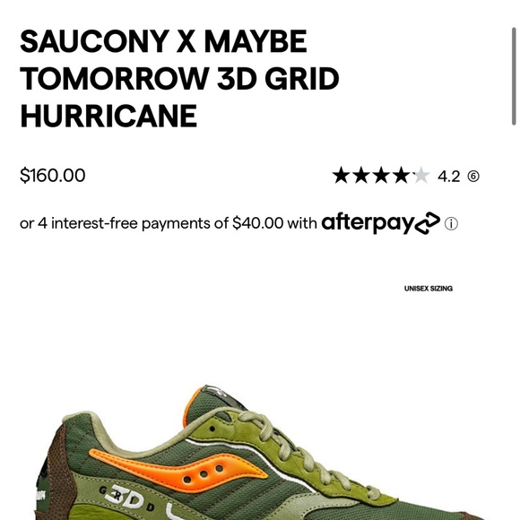 Saucony x Maybe Tomorrow 3D Grid Hurricane - Picture 5 of 5